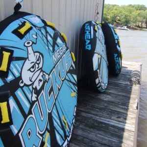 a wooden boat in a body of water