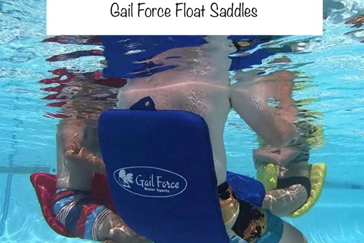 a person in a pool of water